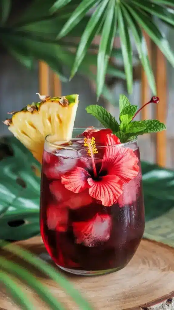Iced Hibiscus Tea