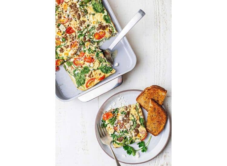 Mediterranean Frittata with Fresh Herbs