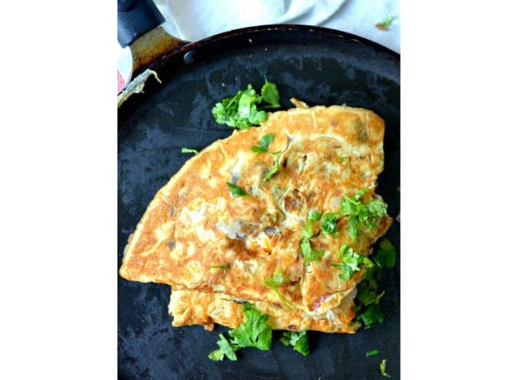 Spicy Indian Style Masala Omelette