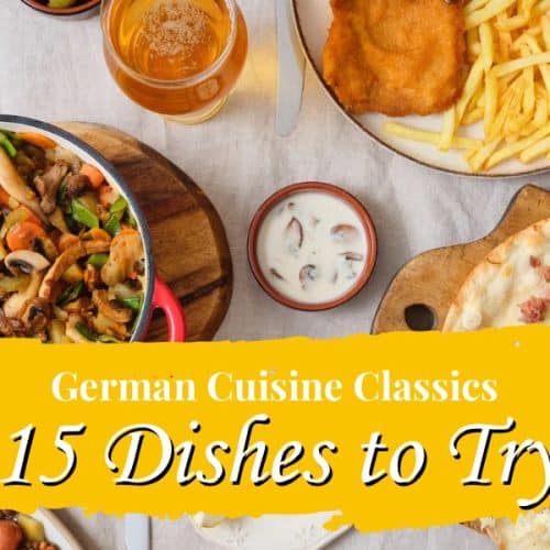 Traditional German dishes