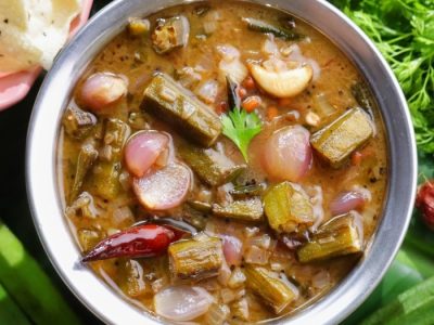 Urulaikilangu Vendakkai Mandi (Potato Okra Mandi)