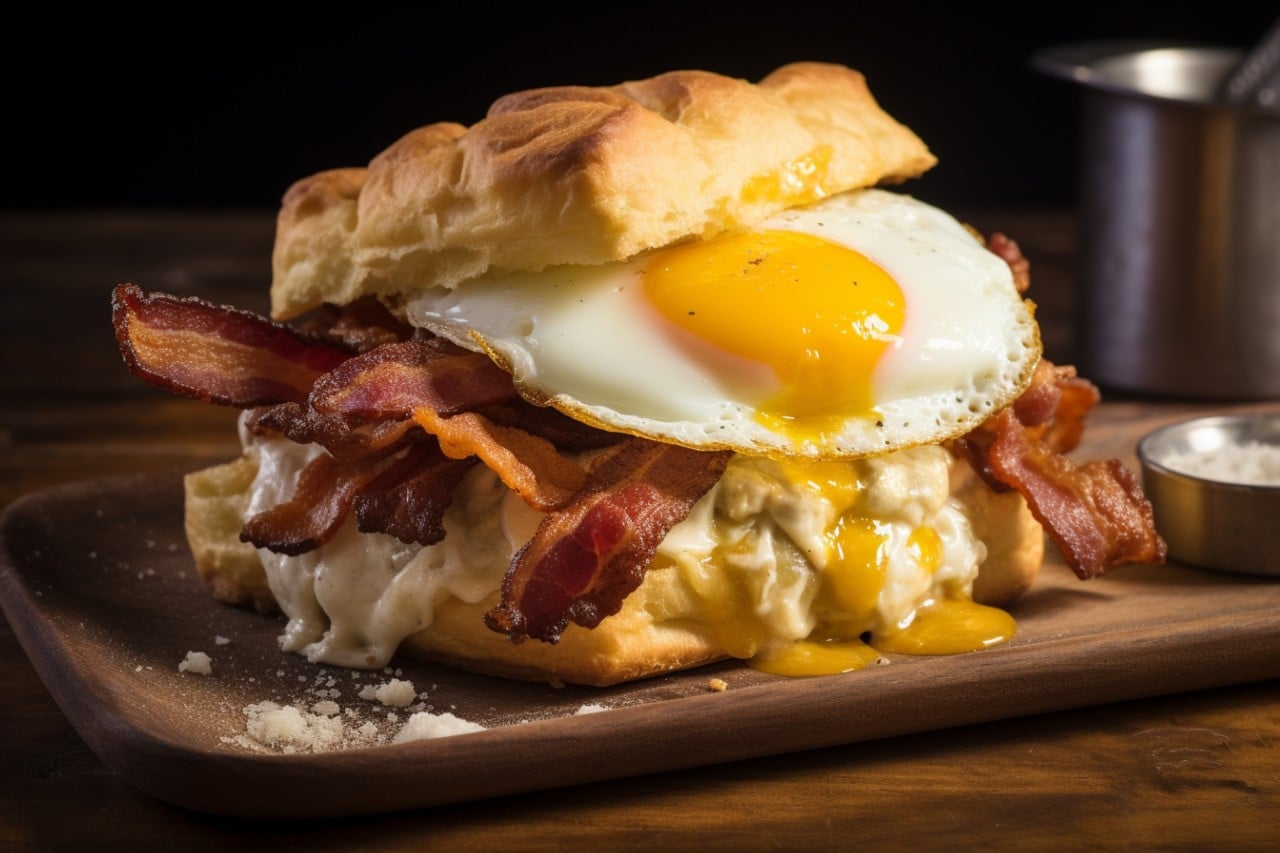 Bacon Egg and Cheese Sandwich