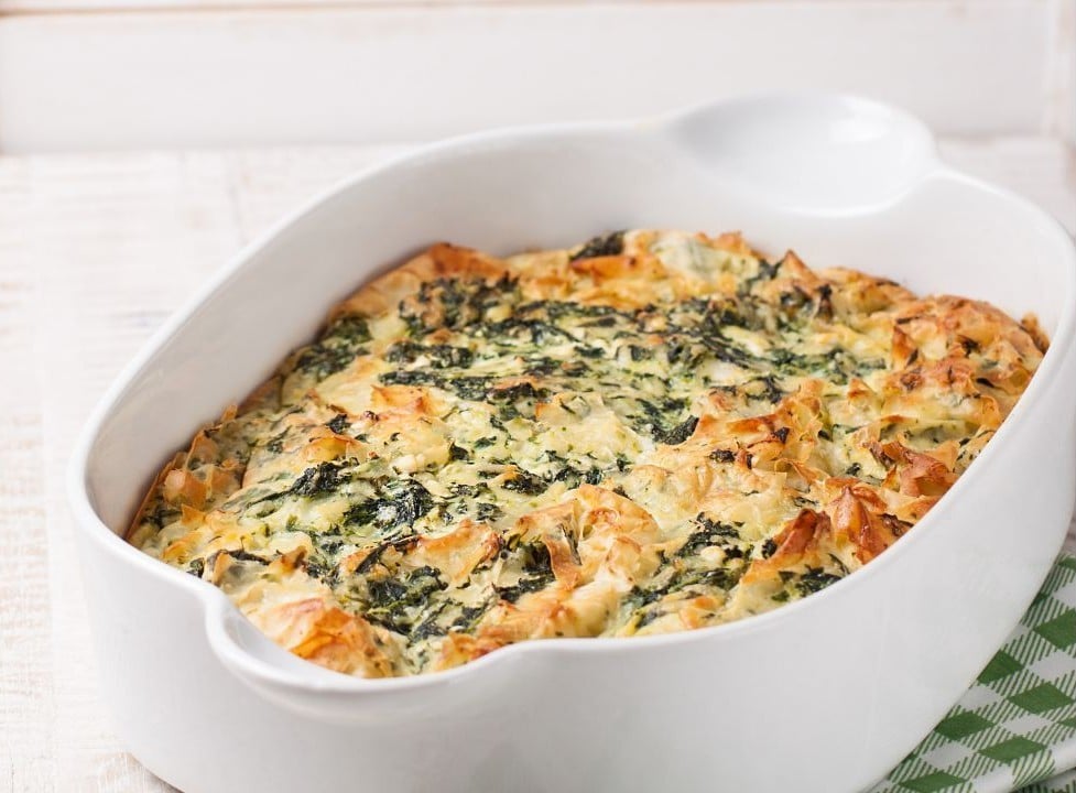 Baked Eggs with Spinach and Paneer