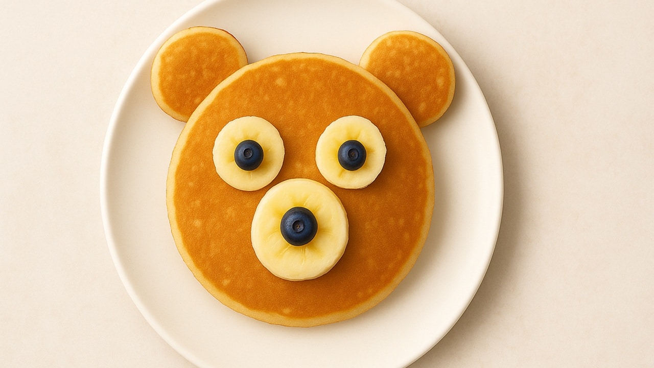 Banana Bear Pancakes