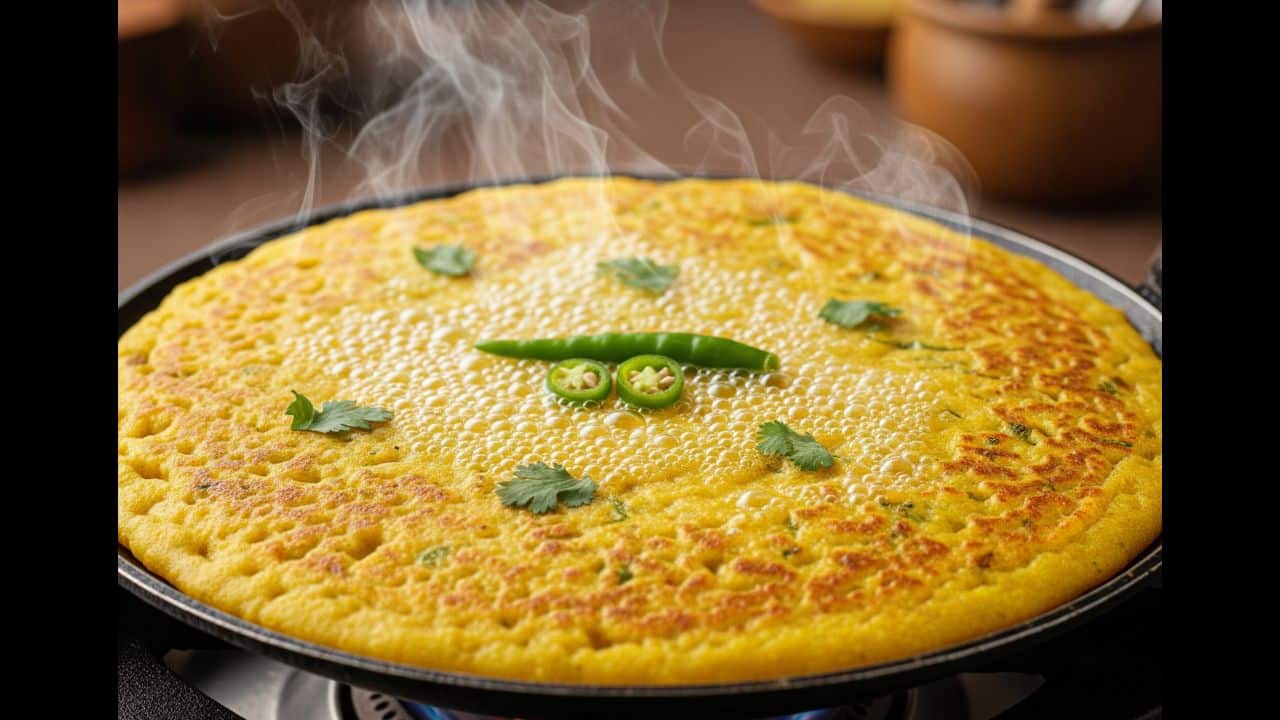 Besan Chilla Gram Flour Pancake 