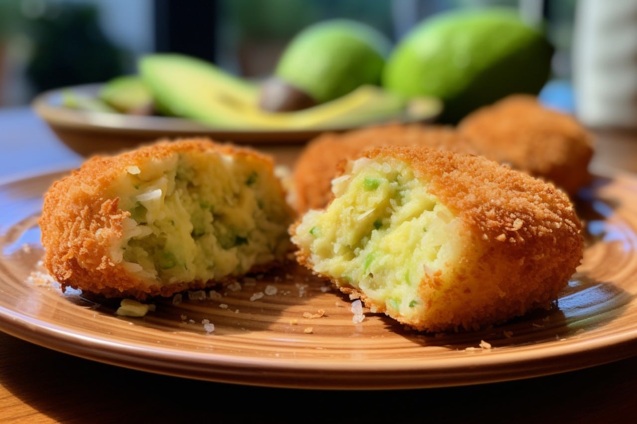Cheesy Potato and Pea Croquettes