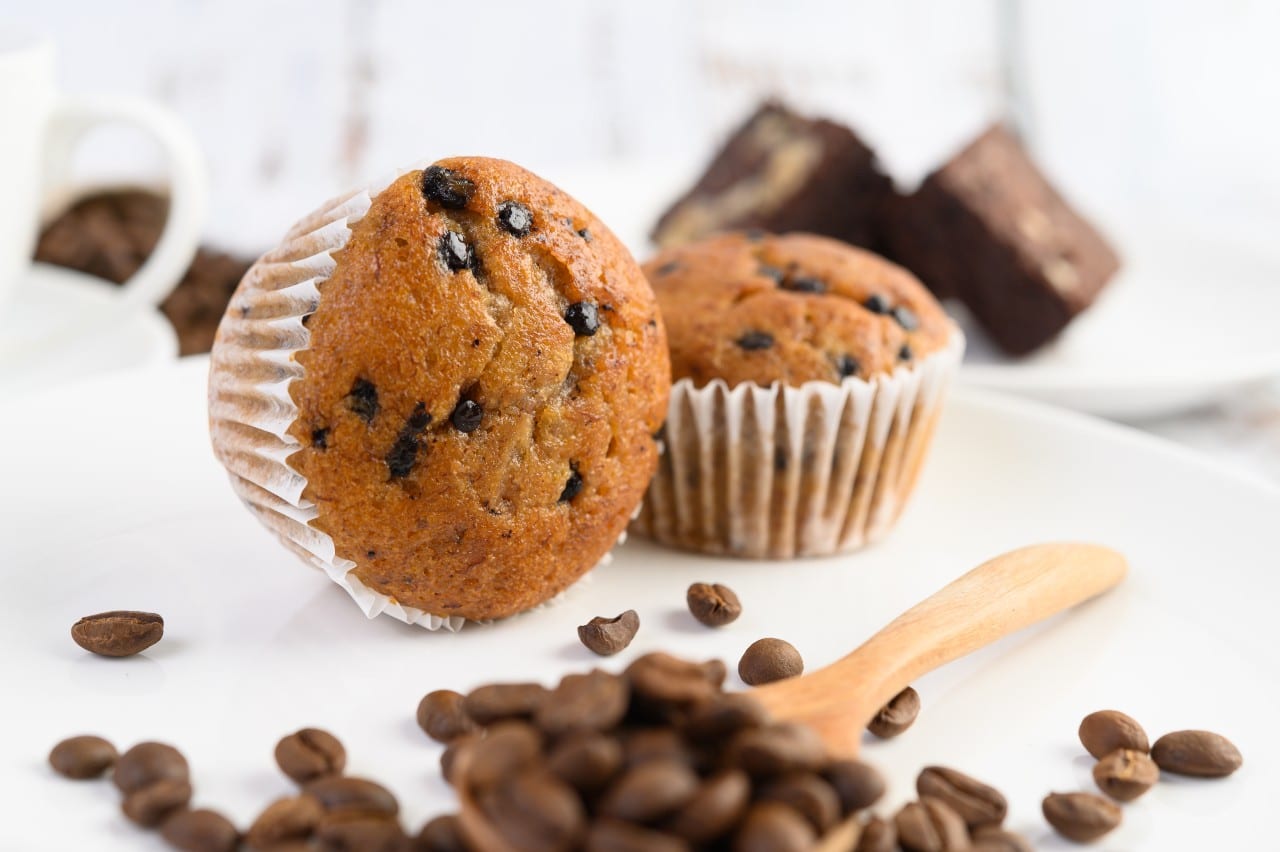 Chocolate chip whole wheat muffins