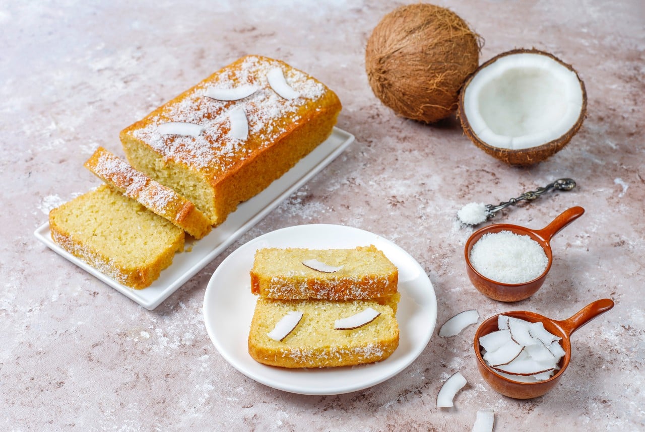 Coconut Cardamom Loaf