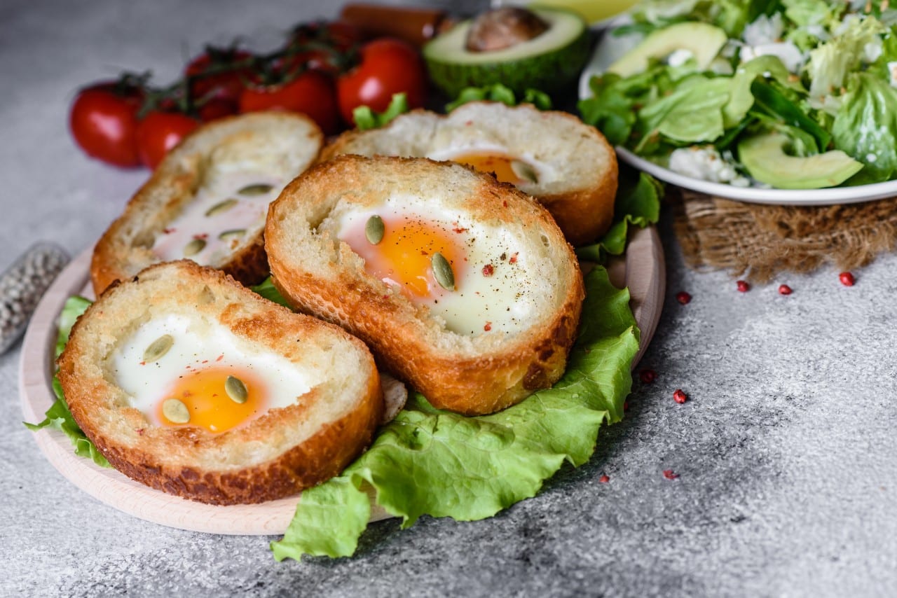 Egg in a Hole Toast