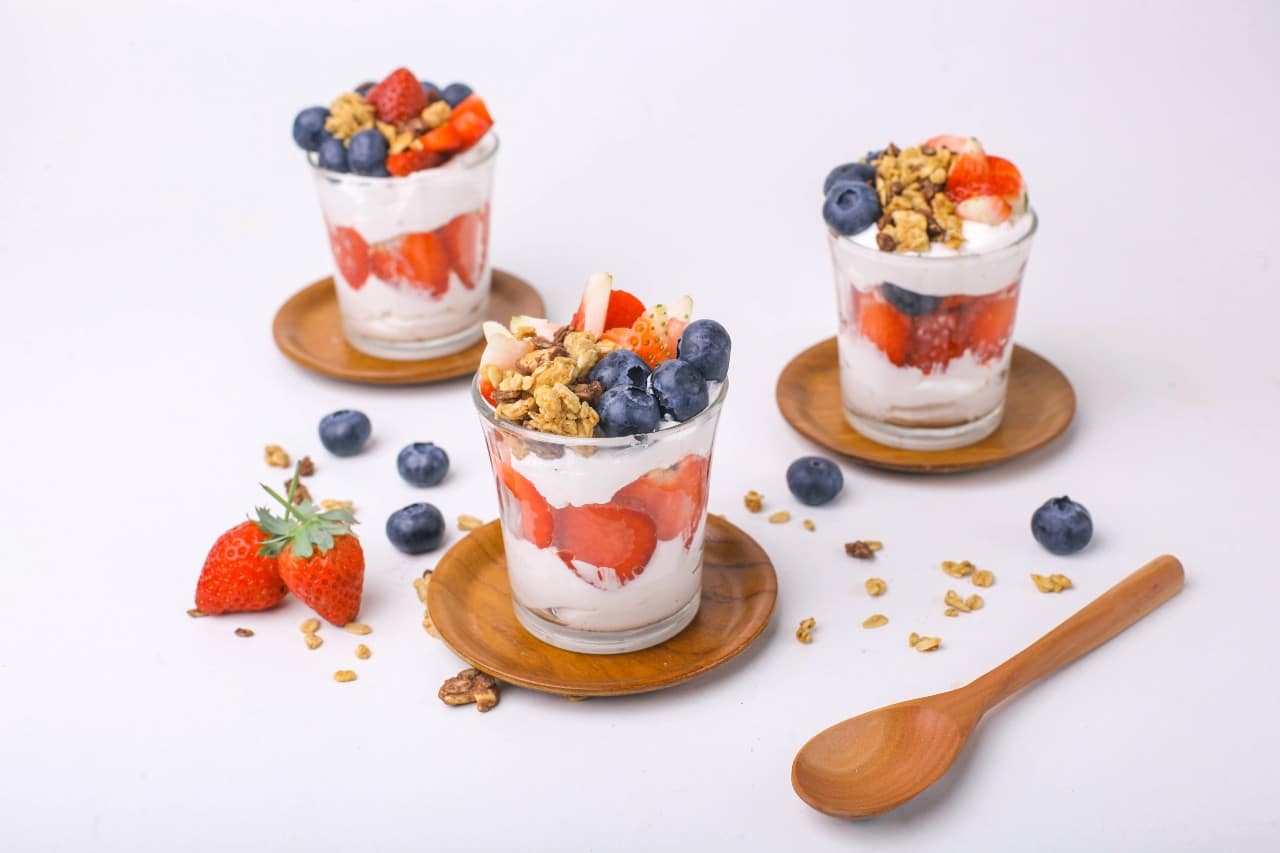 Fruit and Yoghurt Parfaits
