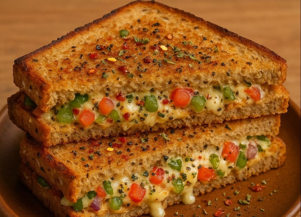 Masala Cheese Sandwich