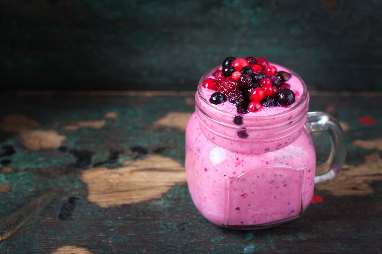 Mixed berry smoothie