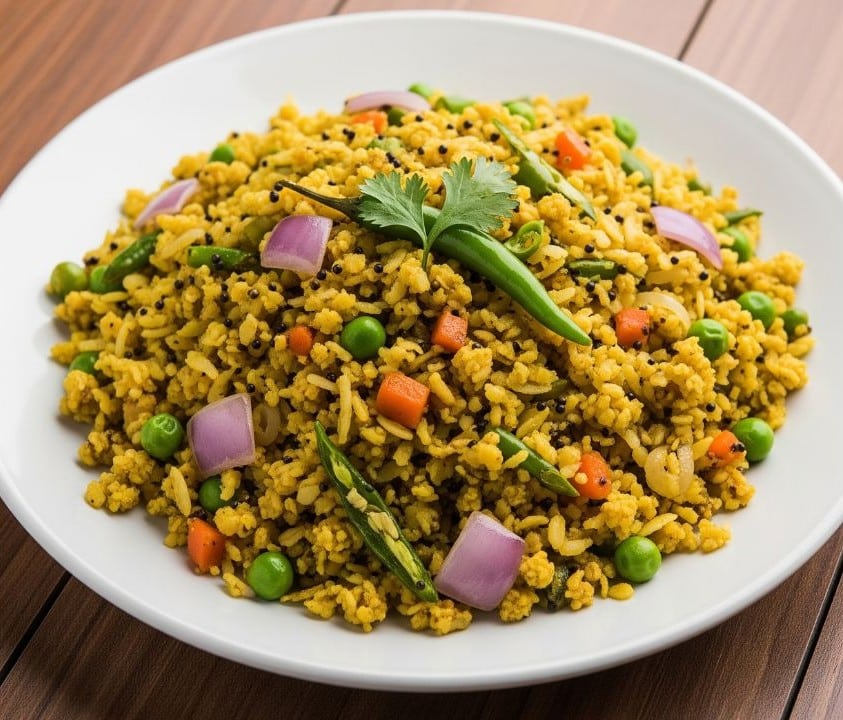 Oats Poha with Veggies
