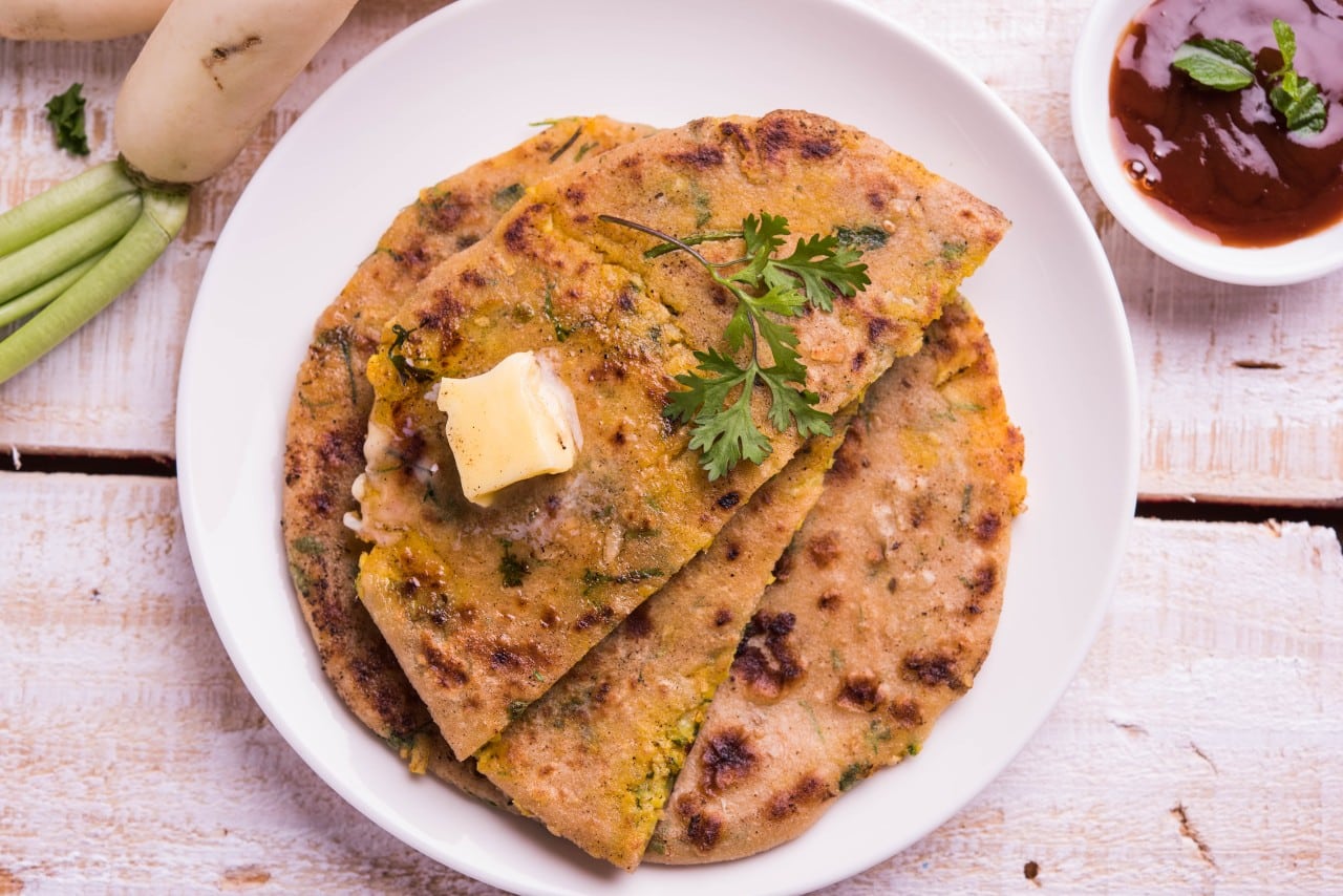Oats Stuffed Paratha