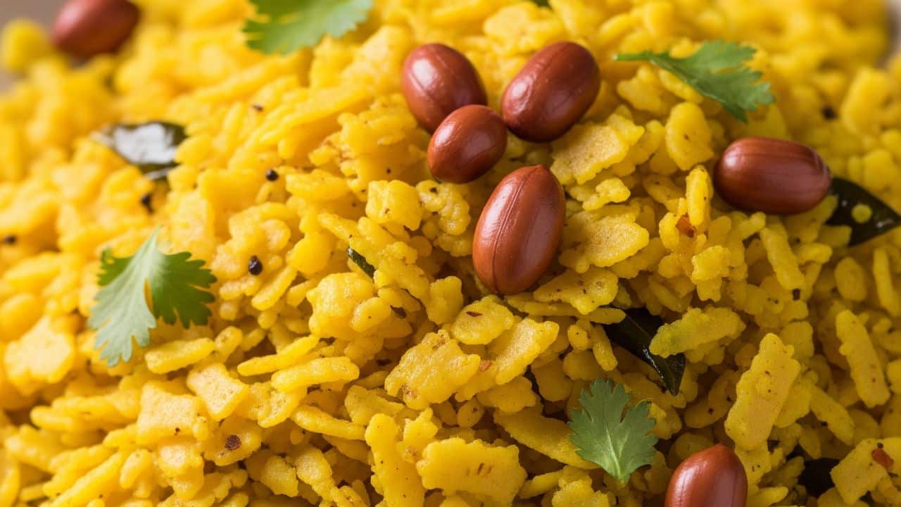 Poha with Peanuts