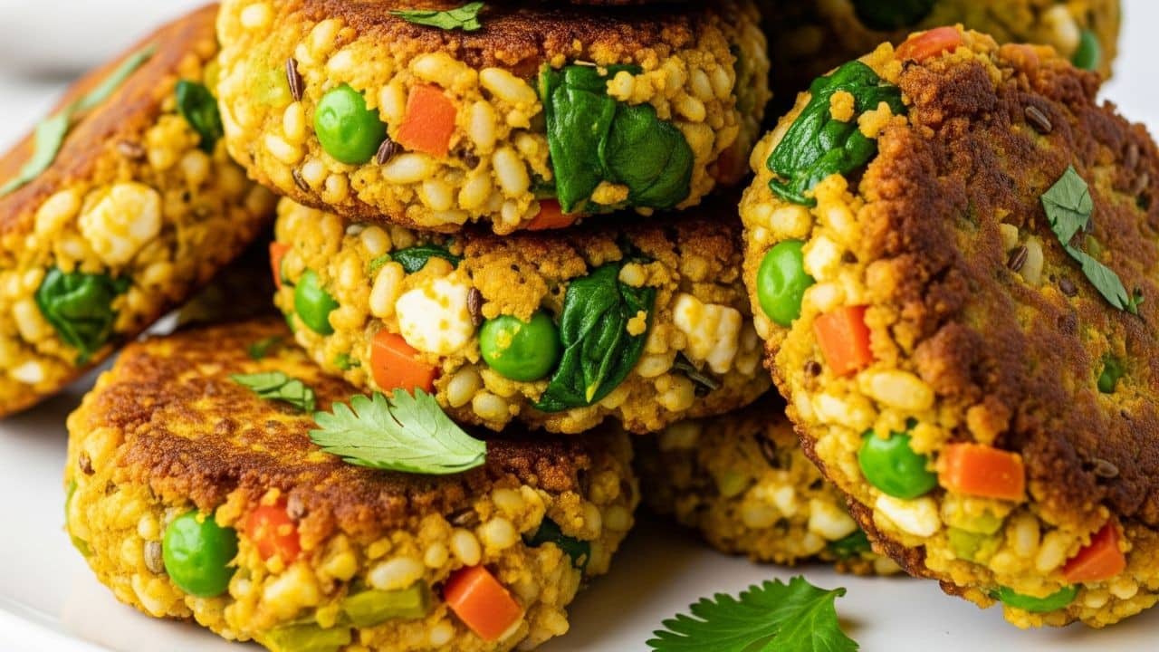 Rice and Veggie Cutlets