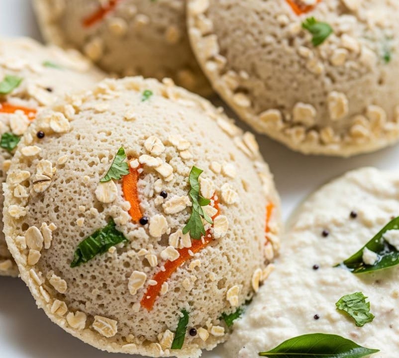 South Indian Oats Idlis