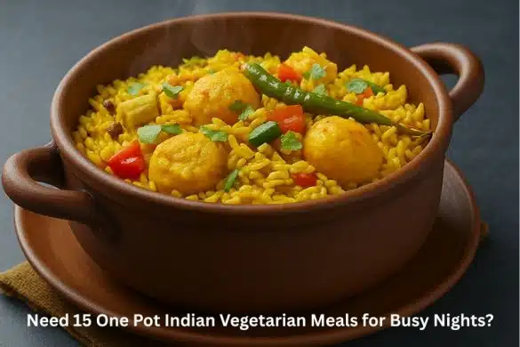 Need 15 One Pot Indian Vegetarian Meals for Busy Nights?