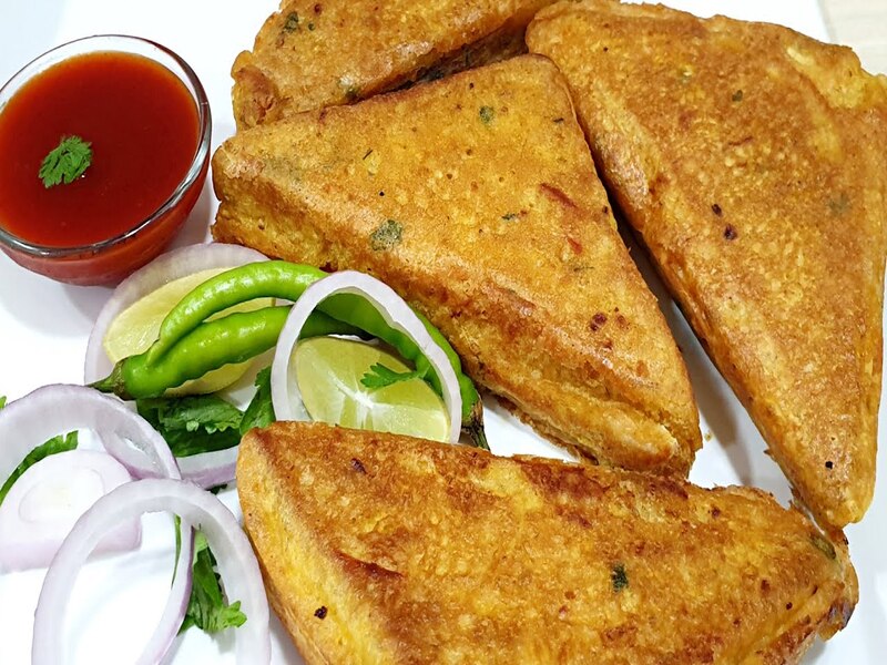 Besan Masala Toast