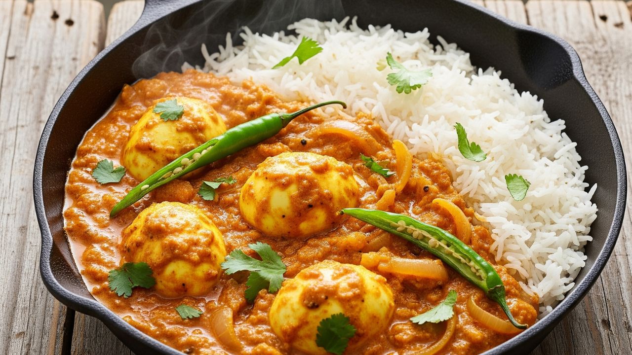Need Easy Dinner Ideas? Why Not Try These 10 One Pot Meals? 9 Egg Curry and Rice Skillet