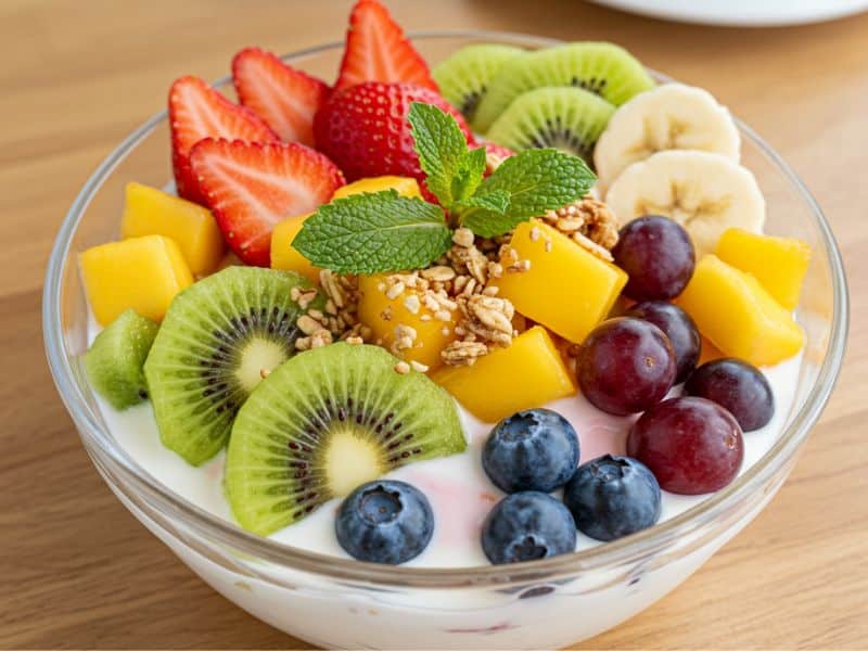 fruit yoghurt bowl