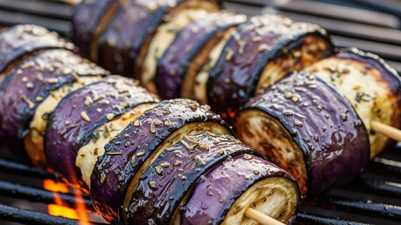 indian bbq Baingan Tikka