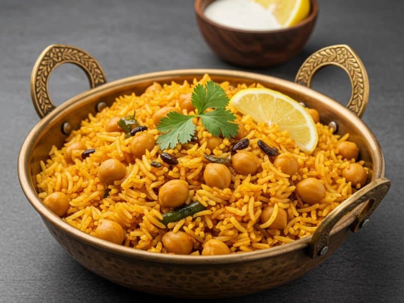 one pot chana masala rice