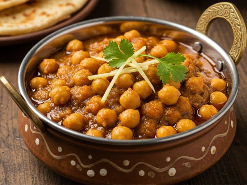vegetarian pot luck chole