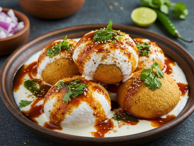 vegetarian pot luck dahi vada