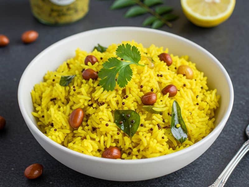 vegetarian pot luck lemon rice
