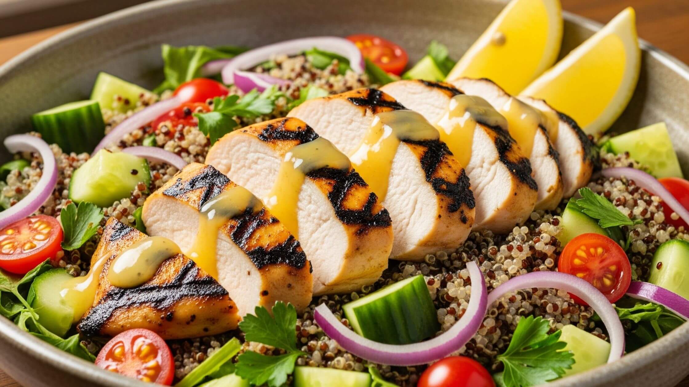 Grilled Chicken Quinoa Salad