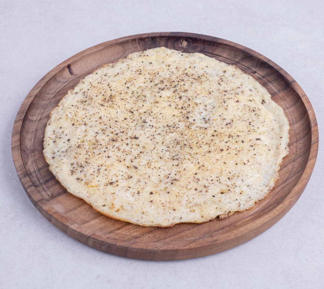 Rajgira paratha on a plate