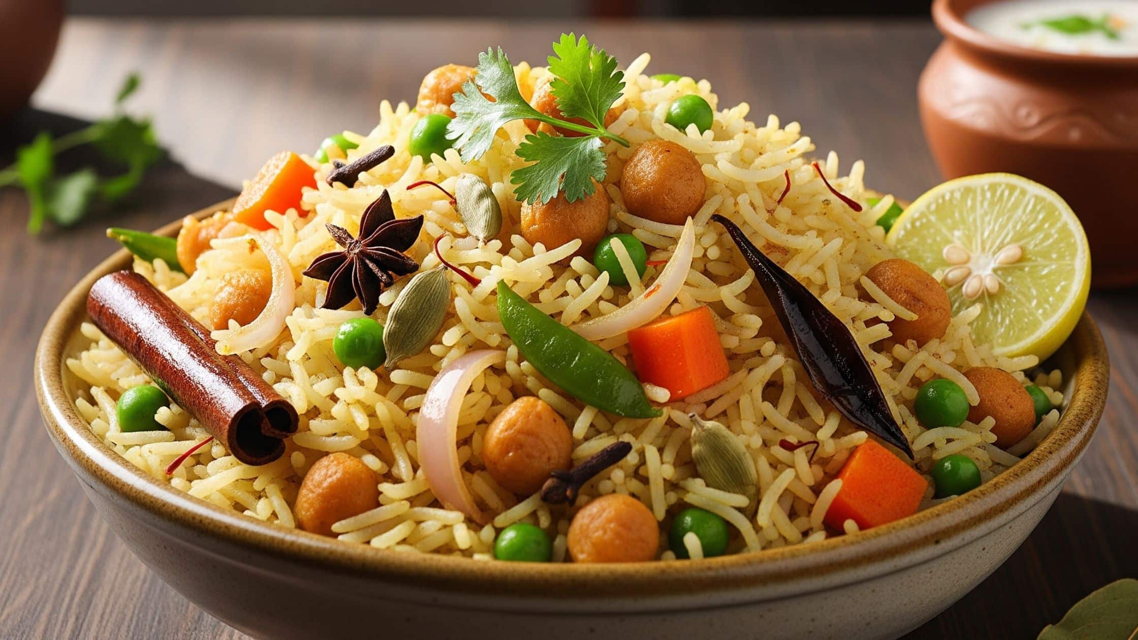 Soya Chunks Pulao