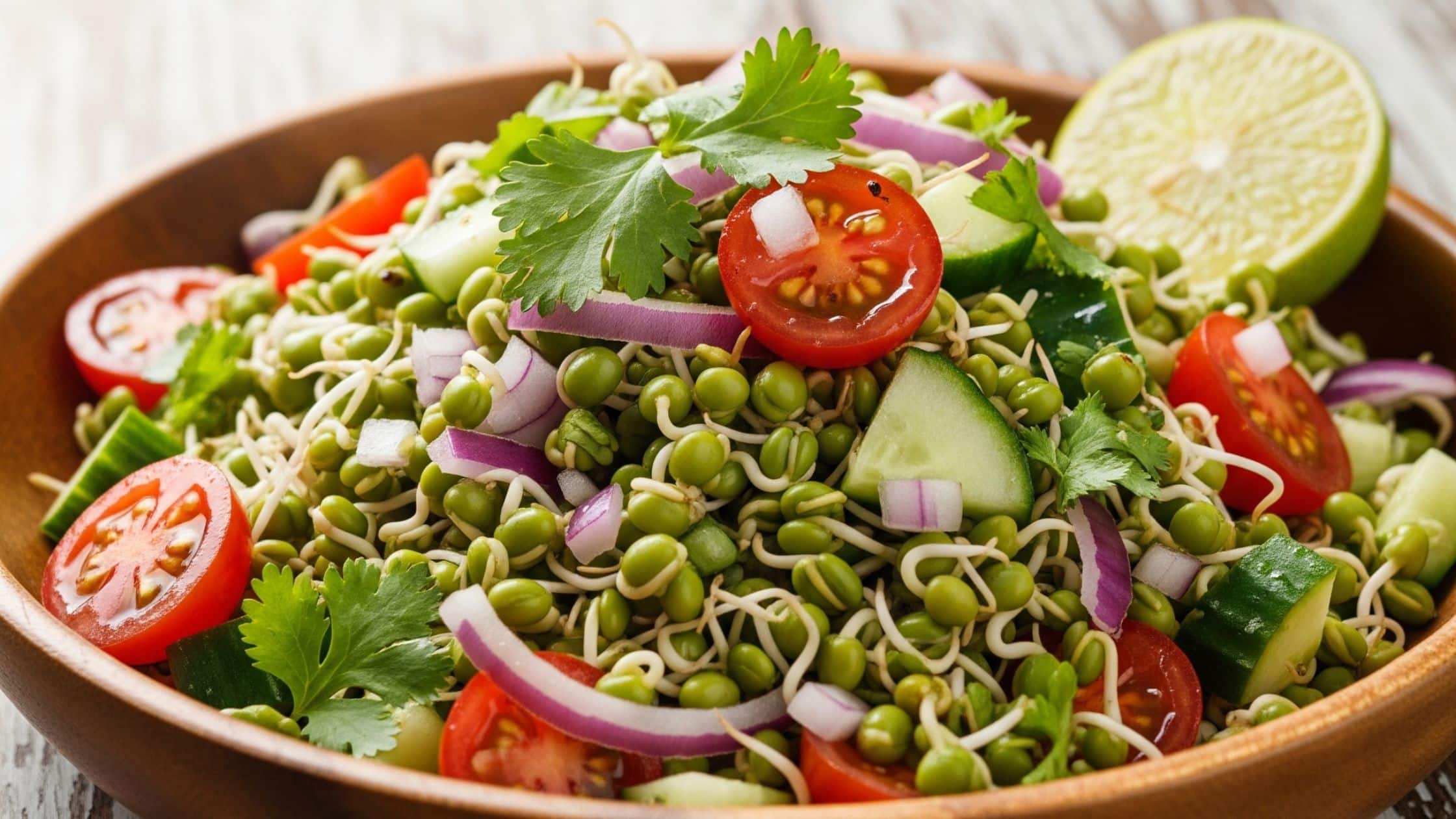 Sprouted Moong Salad