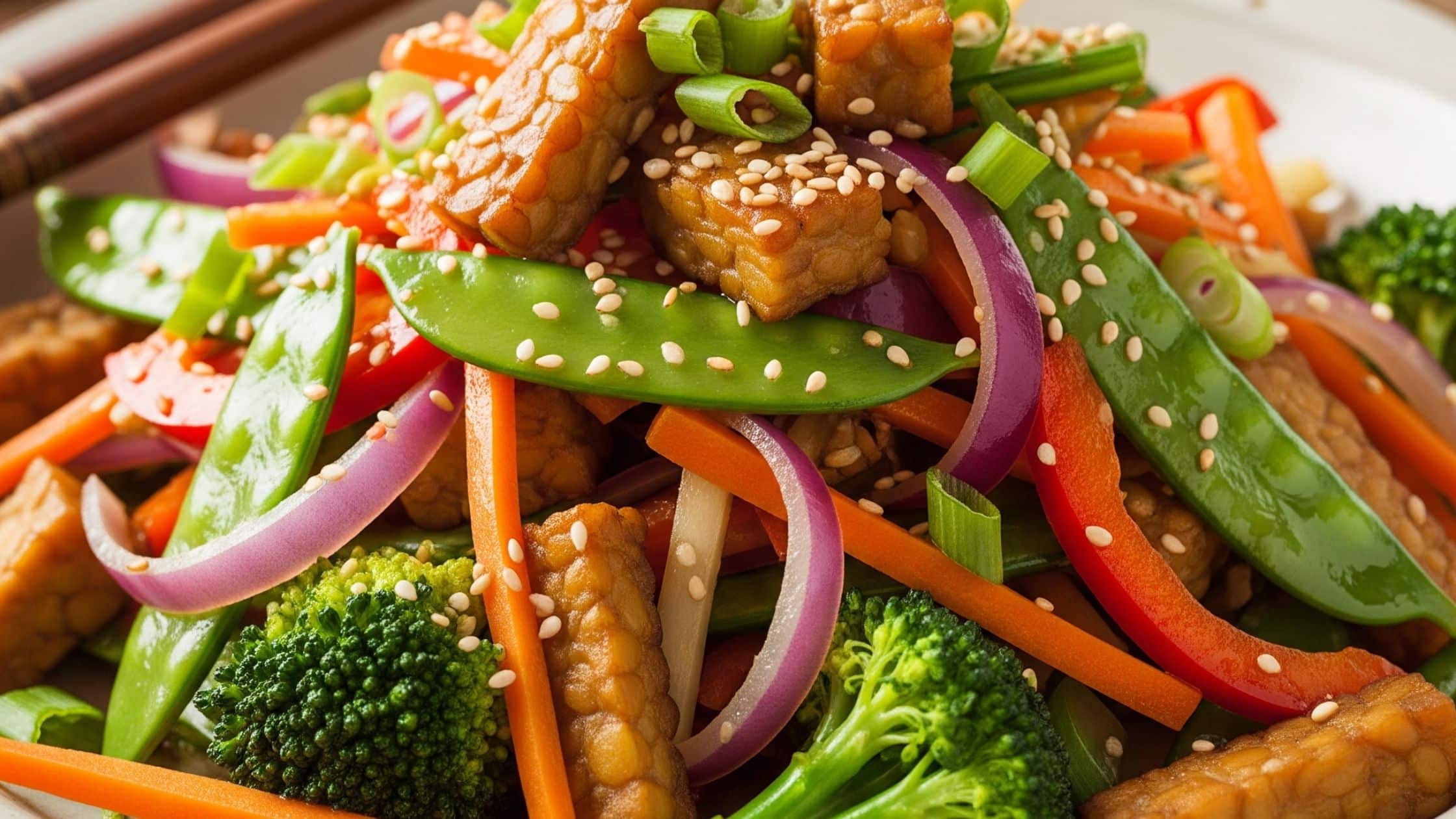 Tempeh Veggie Stir Fry