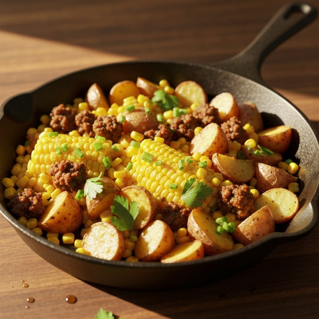 Vegan protein breakfast skillet