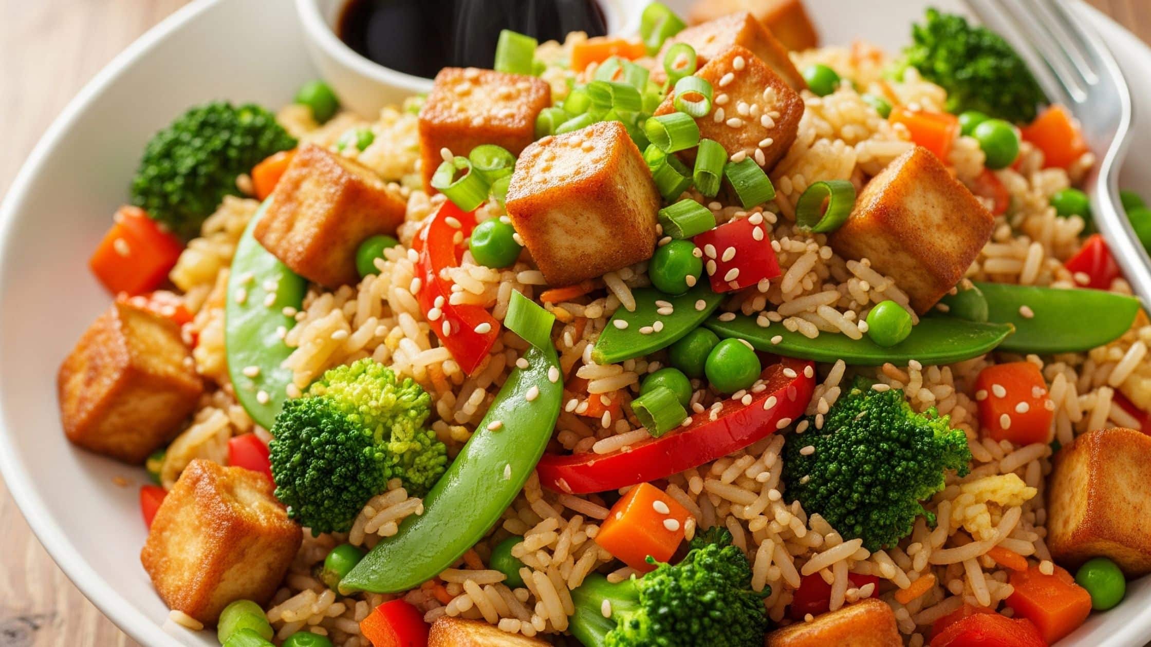 Vegetable Tofu Fried Rice