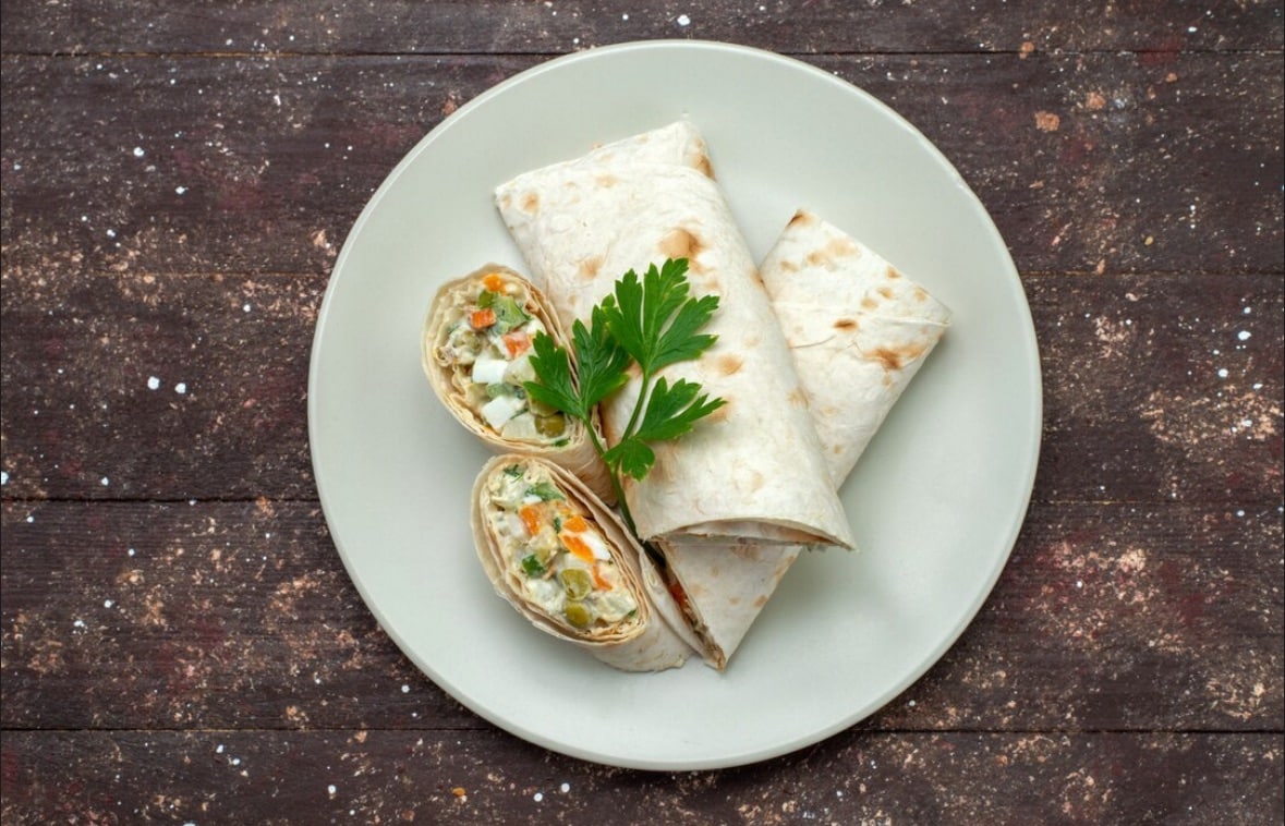 Cheese and veggies roll ups