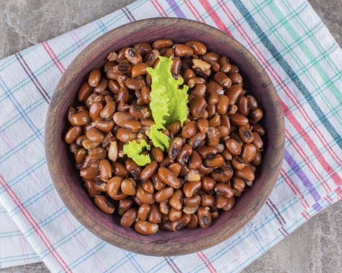 Oil free rajma in a bowl