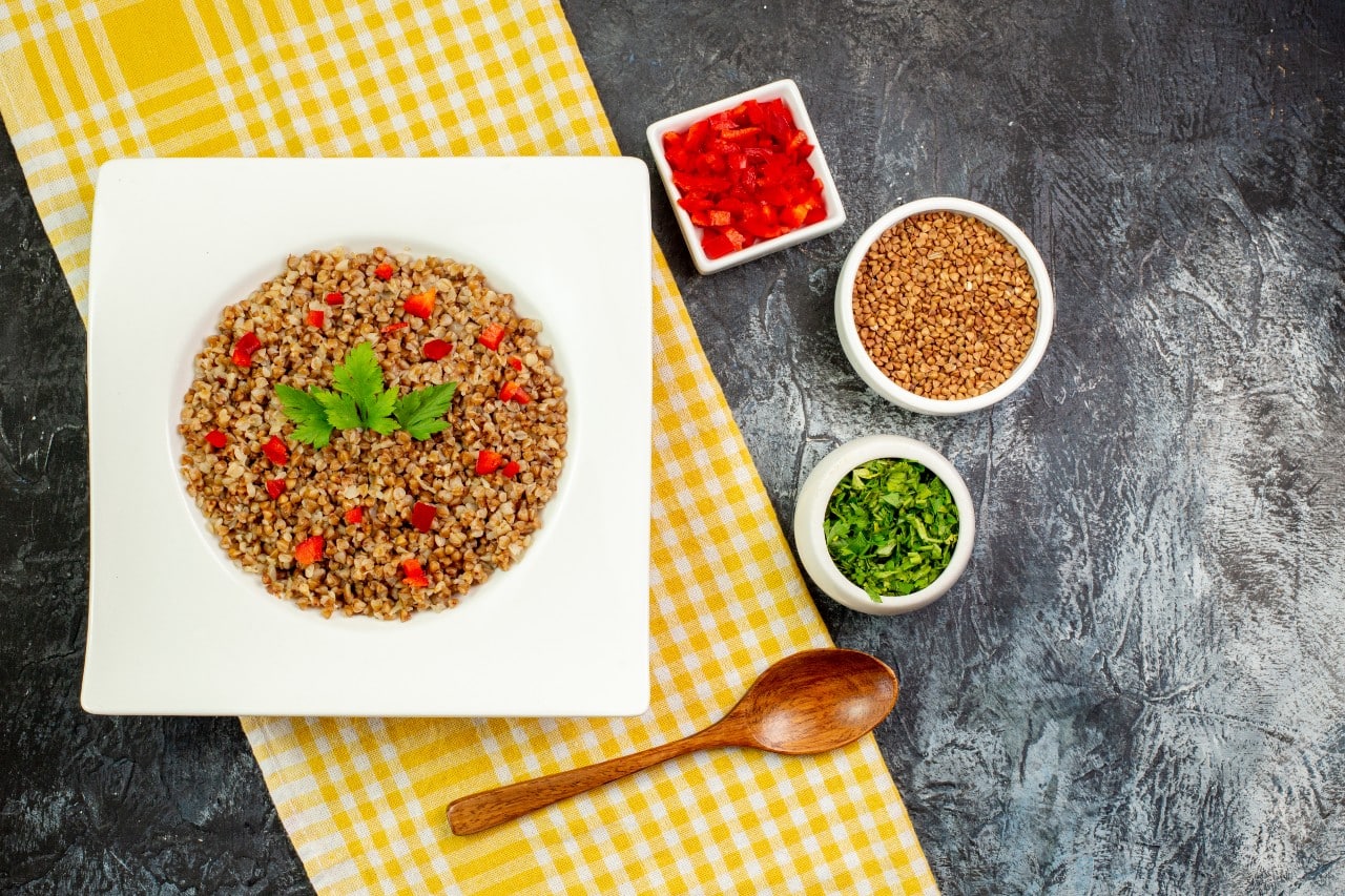15 Healthy Recipe Substitutions for a Guilt-Free Meal 3 Whole grains in a white plate