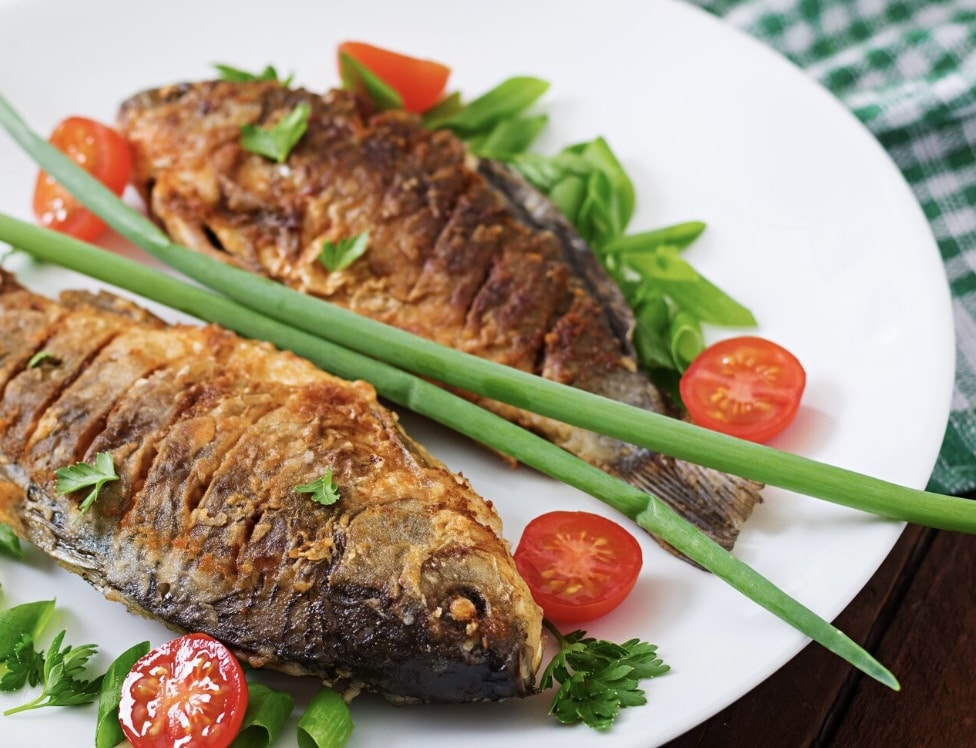 fish is a really good source of iron.