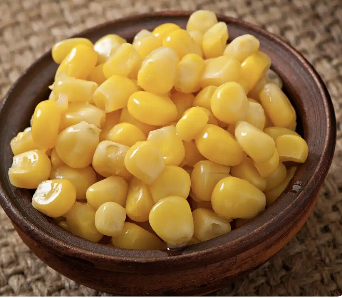 sweet corn in a bowl