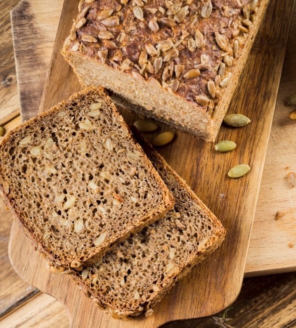 whole grain bread for weight gain