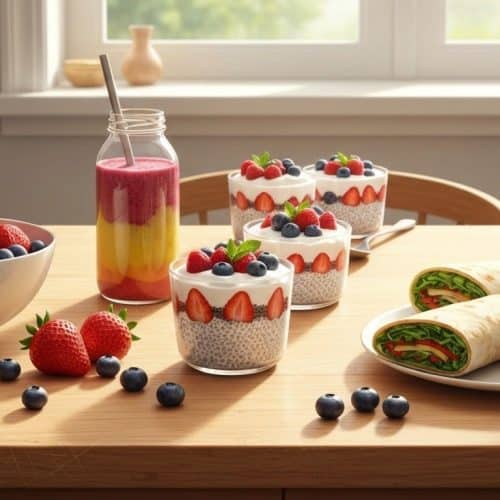 In a Morning Rush? Try These 20 No Cook Breakfast Recipes! 21 Assorted no cook breakfast spread