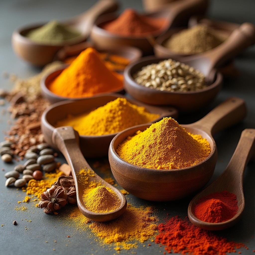 What Are the Spices Name in English for Indian Cooking? 1 Common Indian spices like turmeric cumin coriander cardamom cloves cinnamon mustard seeds