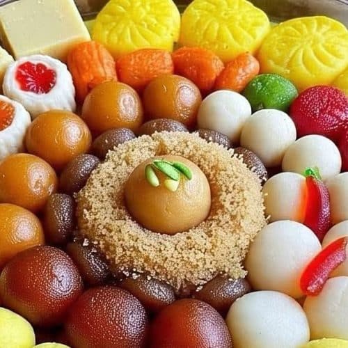 What Are the 25 Best Indian Sweets Everyone Loves? 22 Assorted traditional Indian sweets including gulab jamun peda rasgulla and barfi