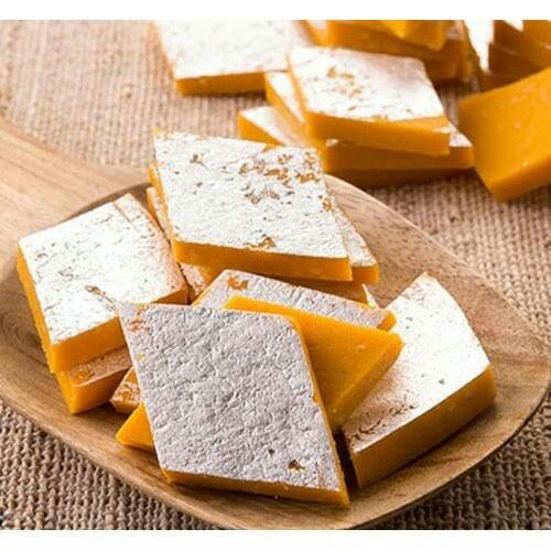 What Are the 25 Best Indian Sweets Everyone Loves? 37 Diamond shaped kaju katli garnished with silver leaf
