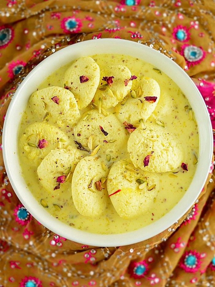What Are the 25 Best Indian Sweets Everyone Loves? 40 Soft rasmalai soaked in saffron milk