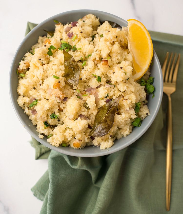 What Are the 25 Best Brunch Dishes for Weekend Meals? 49 South Indian upma served with vegetables and curry leaves for brunch