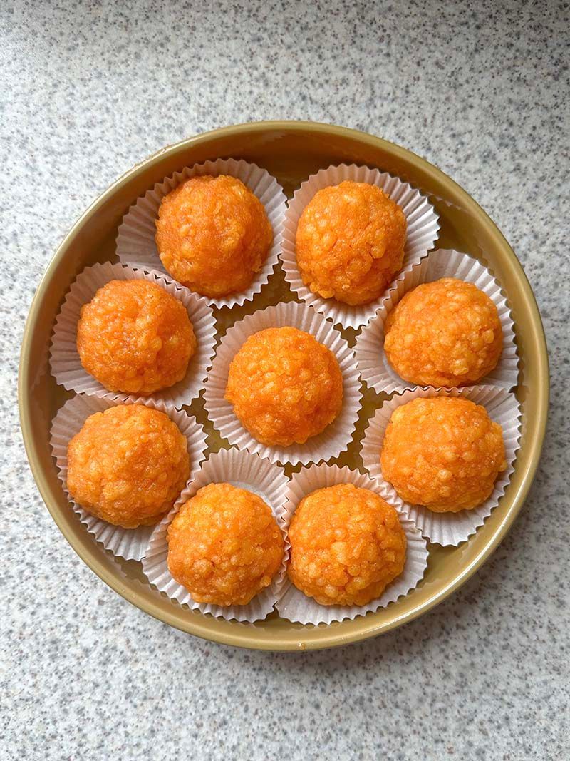 What Are the 25 Best Indian Sweets Everyone Loves? 34 Traditional laddus garnished with nuts
